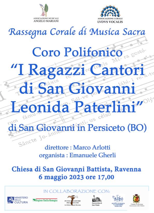 Locandina Concerto a Ravenna