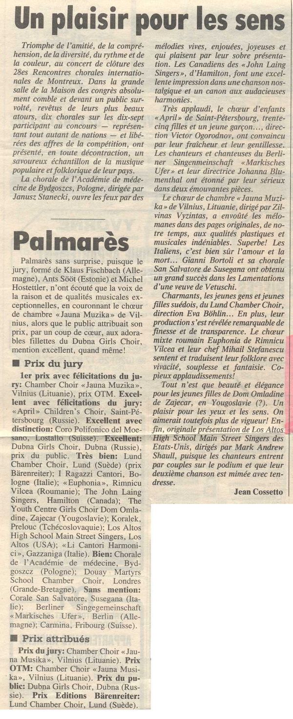 Montreux, “L’Est Vaudois”, 13 aprile 1992 (2/2)