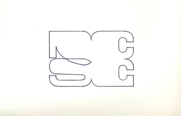 Monogramma geometrico, variante