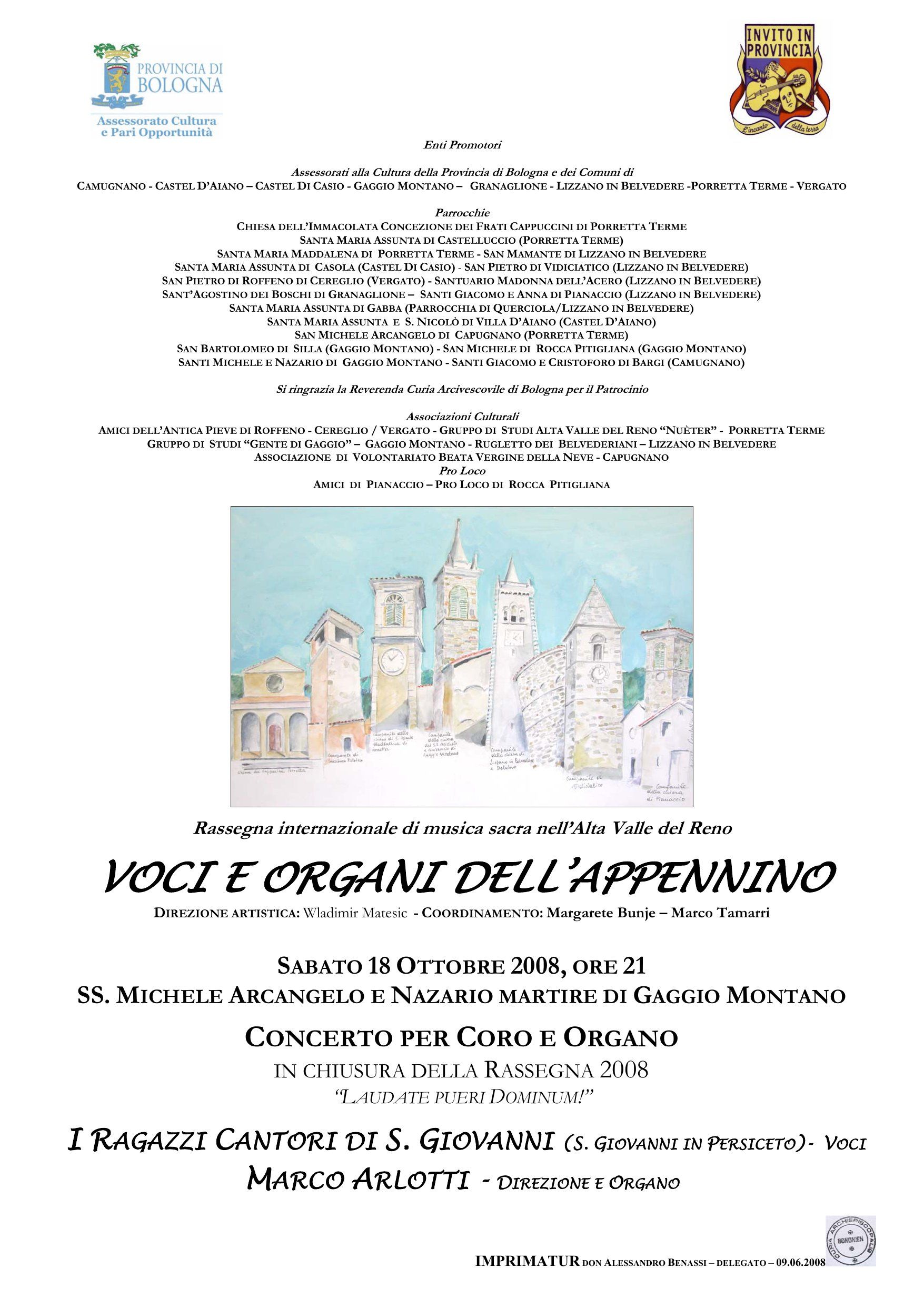 Locandina della rassegna