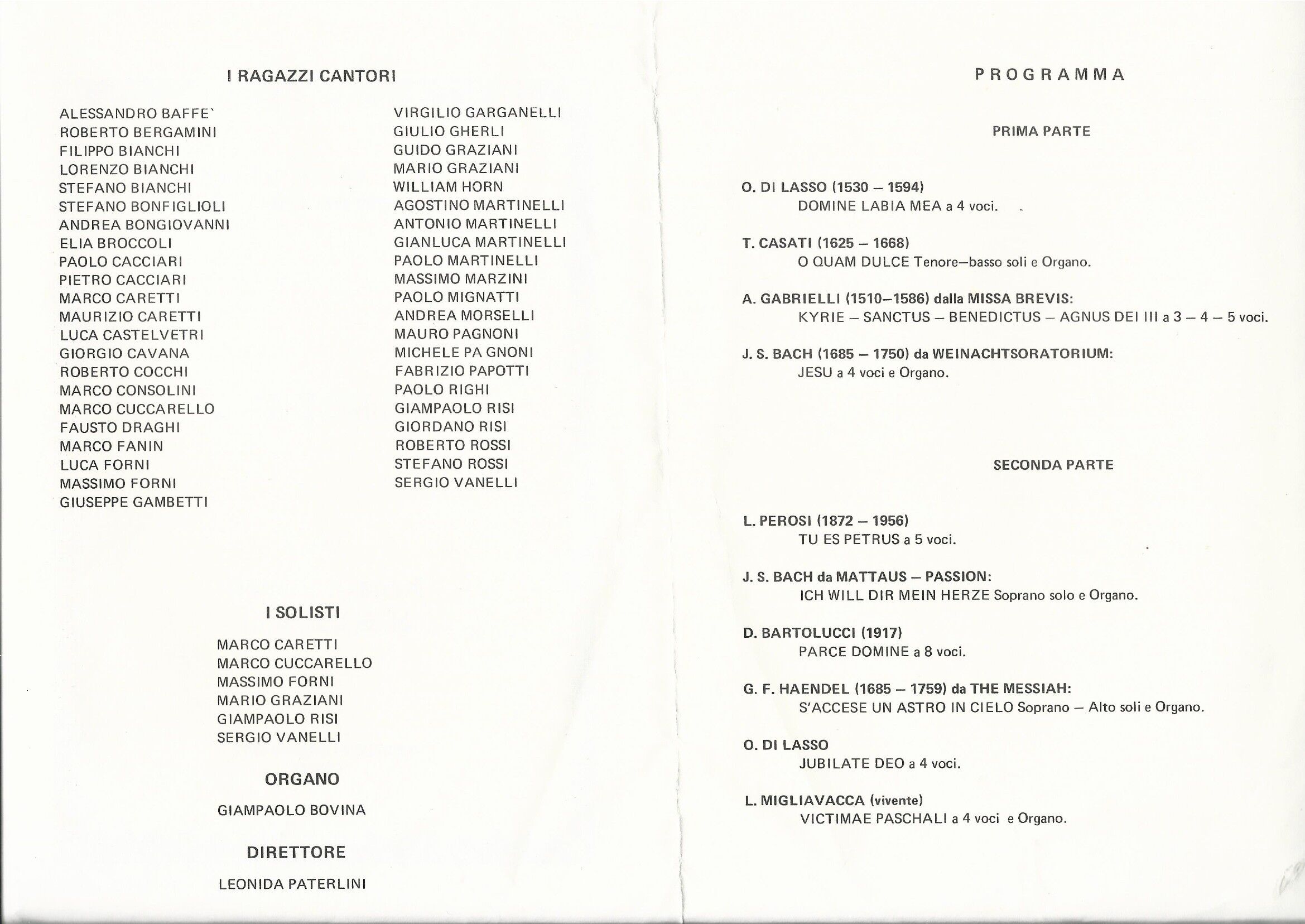 Programma di sala 2