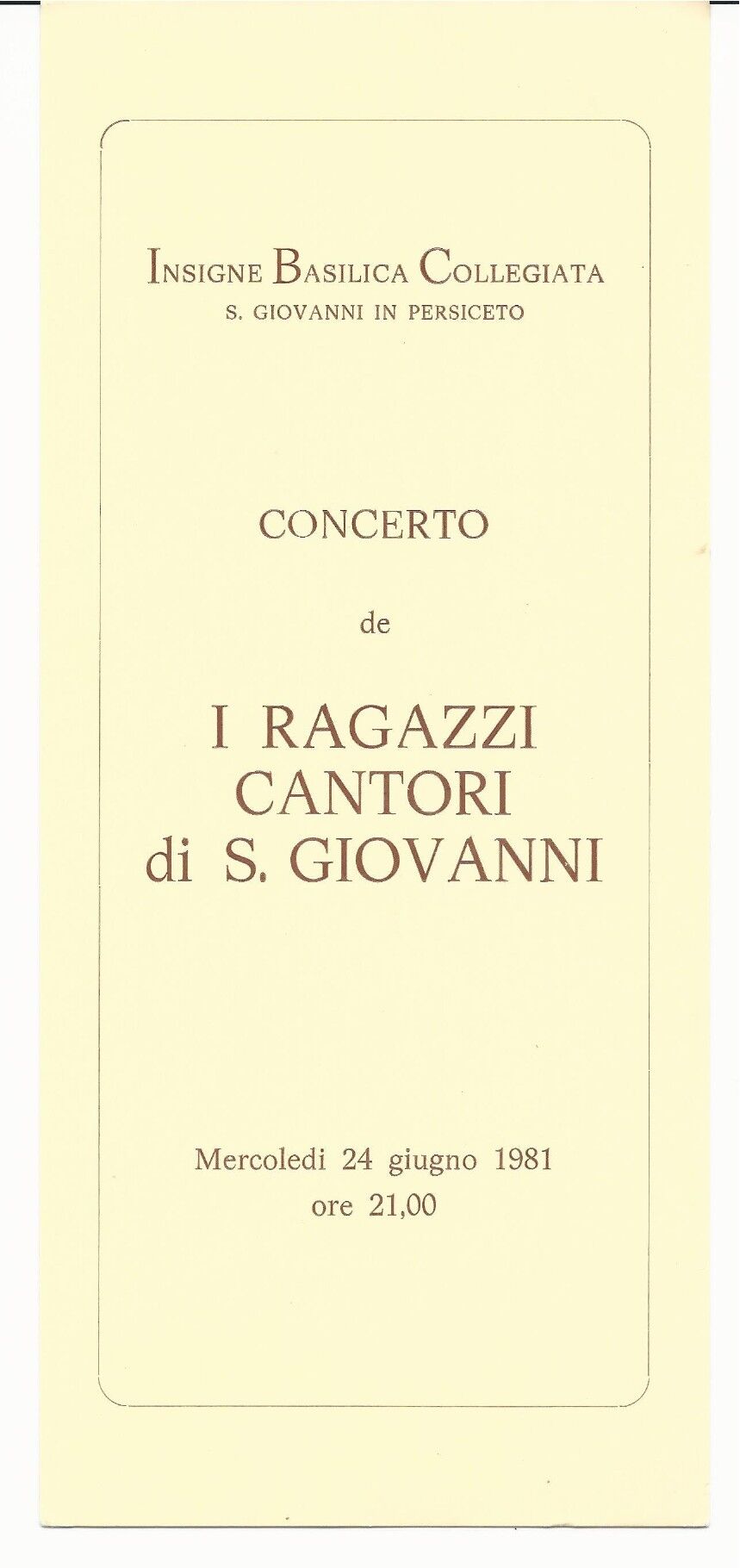 Programma di sala 1