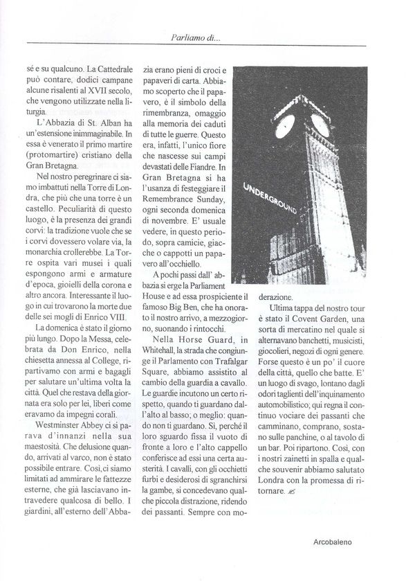“Arcobaleno”, dicembre 2004 (3/3)