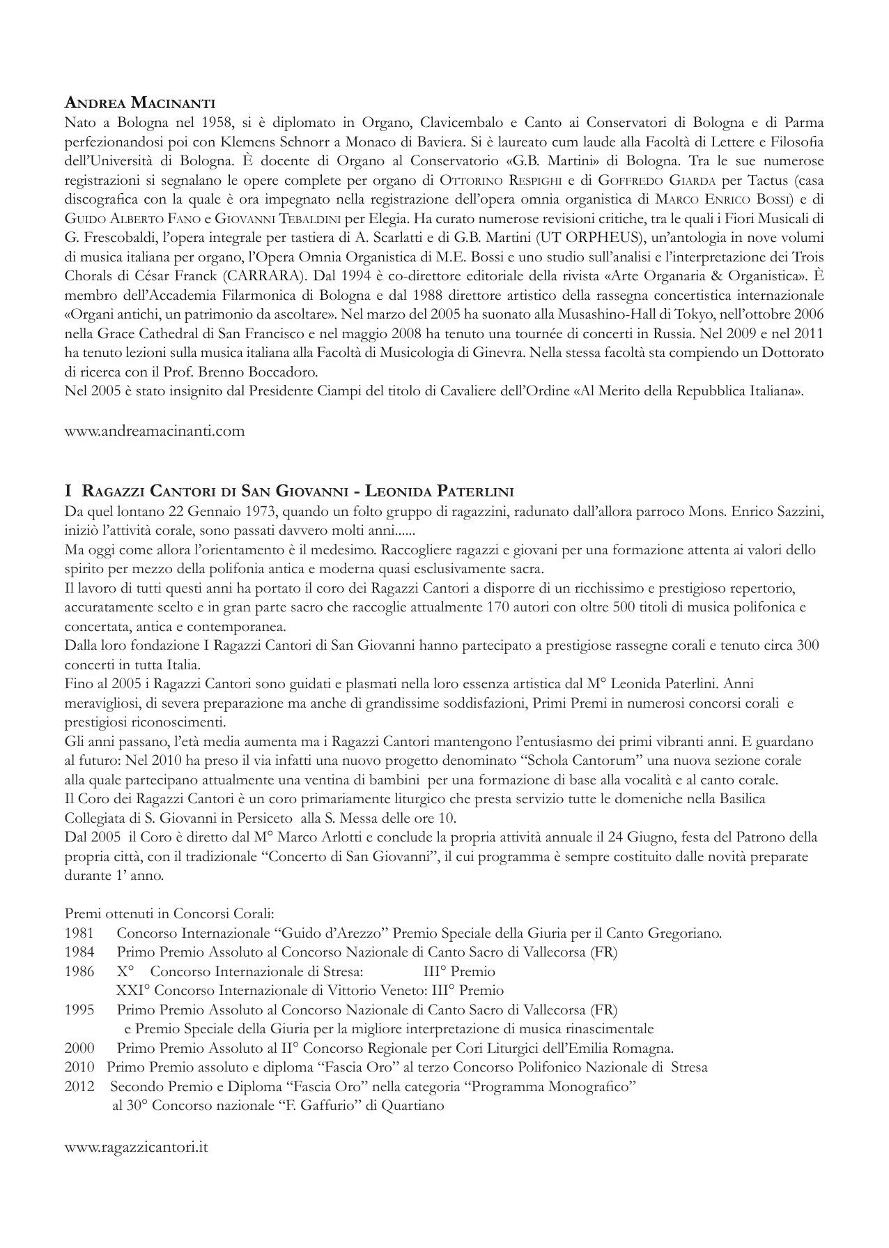 Programma (2/2)