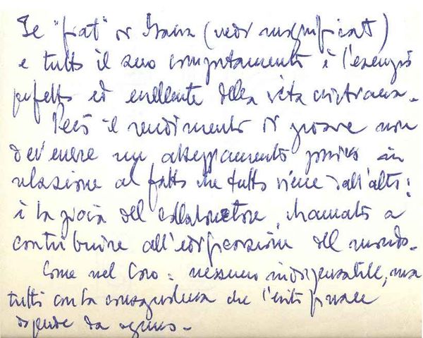 Sul “fiat” di Maria, 9 aprile 1995