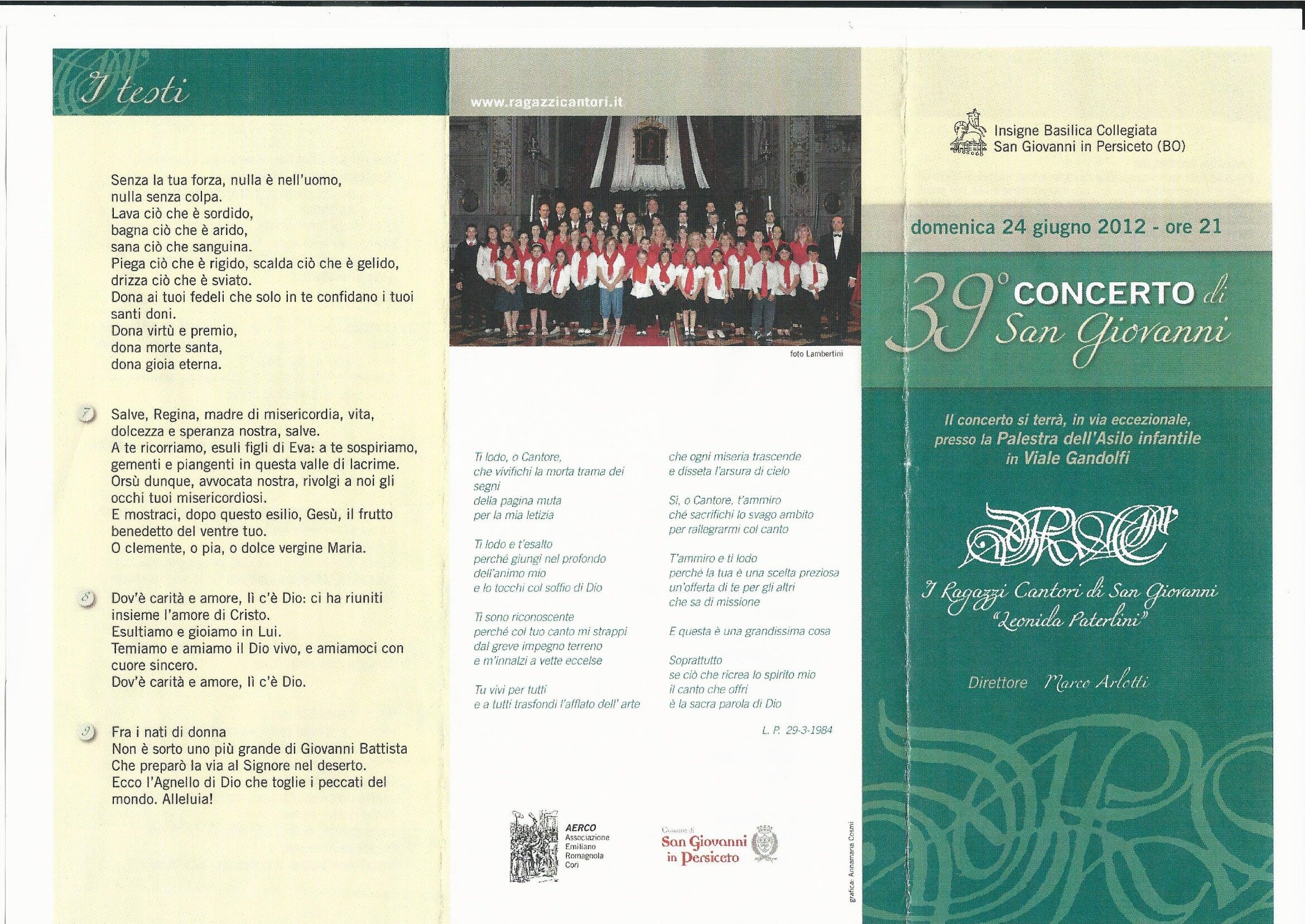 Programma di sala 1