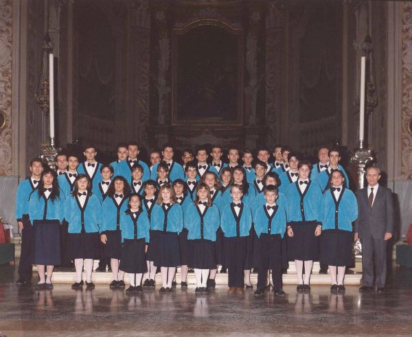 In partenza per il concerto di Medolla, 31 ottobre 1991