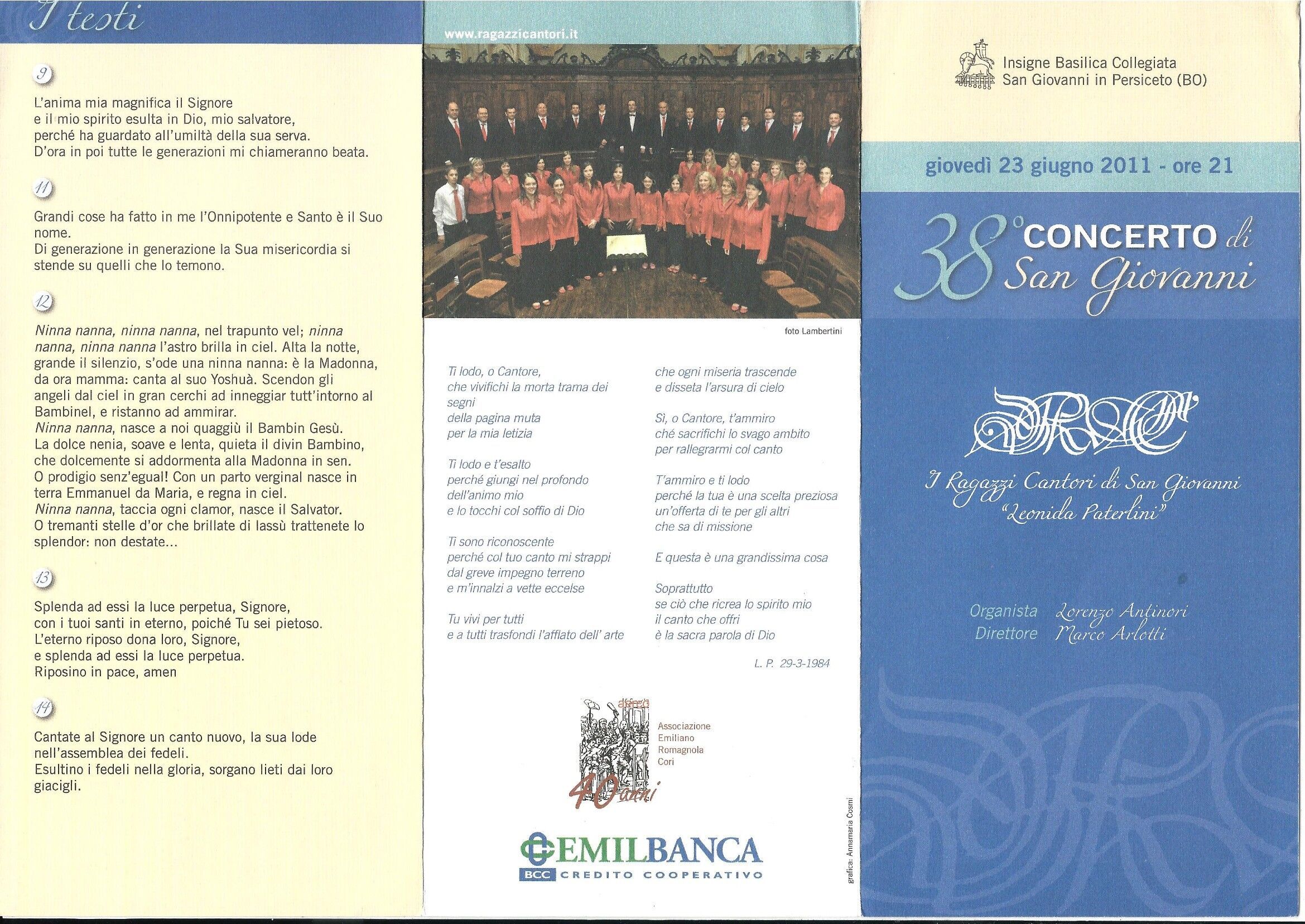 Programma di sala 1