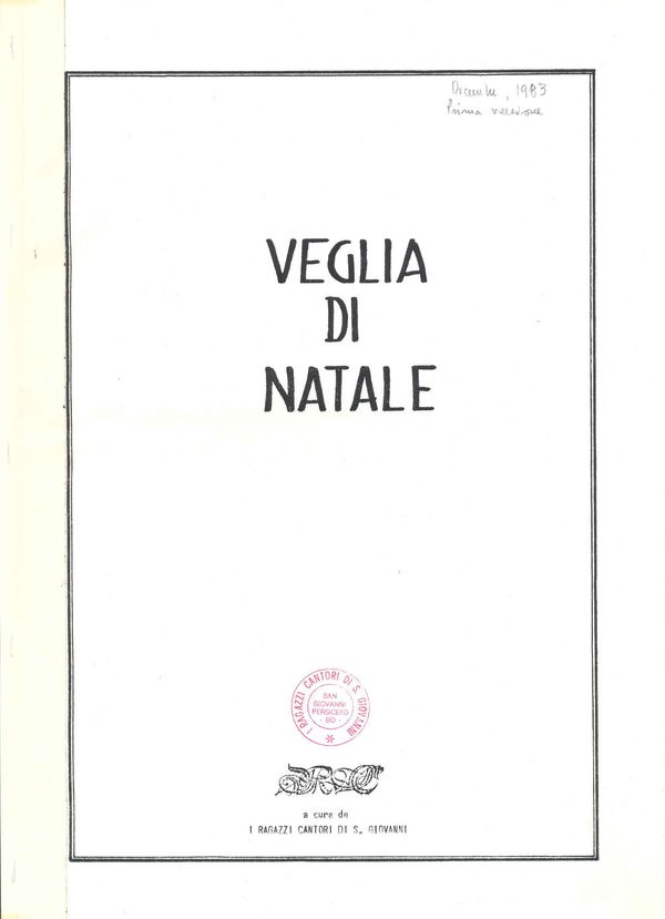 Veglia di Natale, 1983 (1/4)