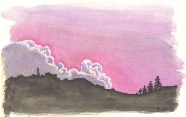 Cielo rosa sulle colline, 27 settembre 1972