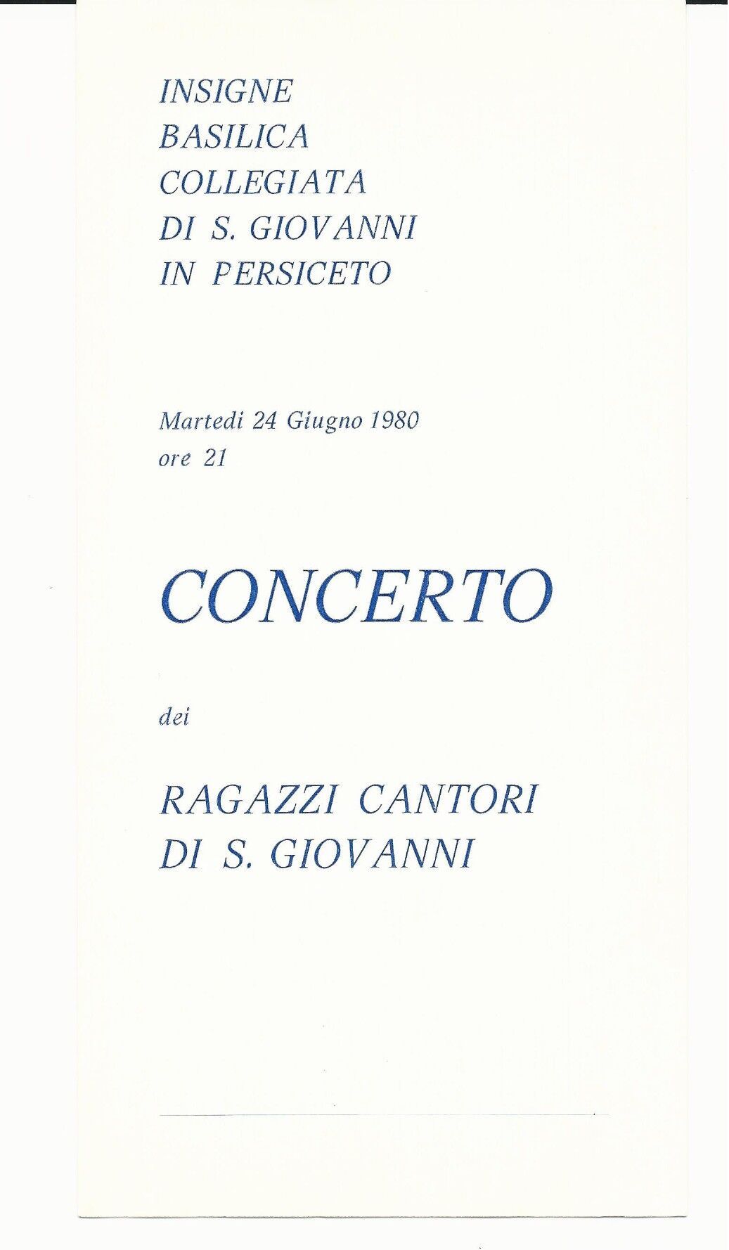 Programma di sala 1