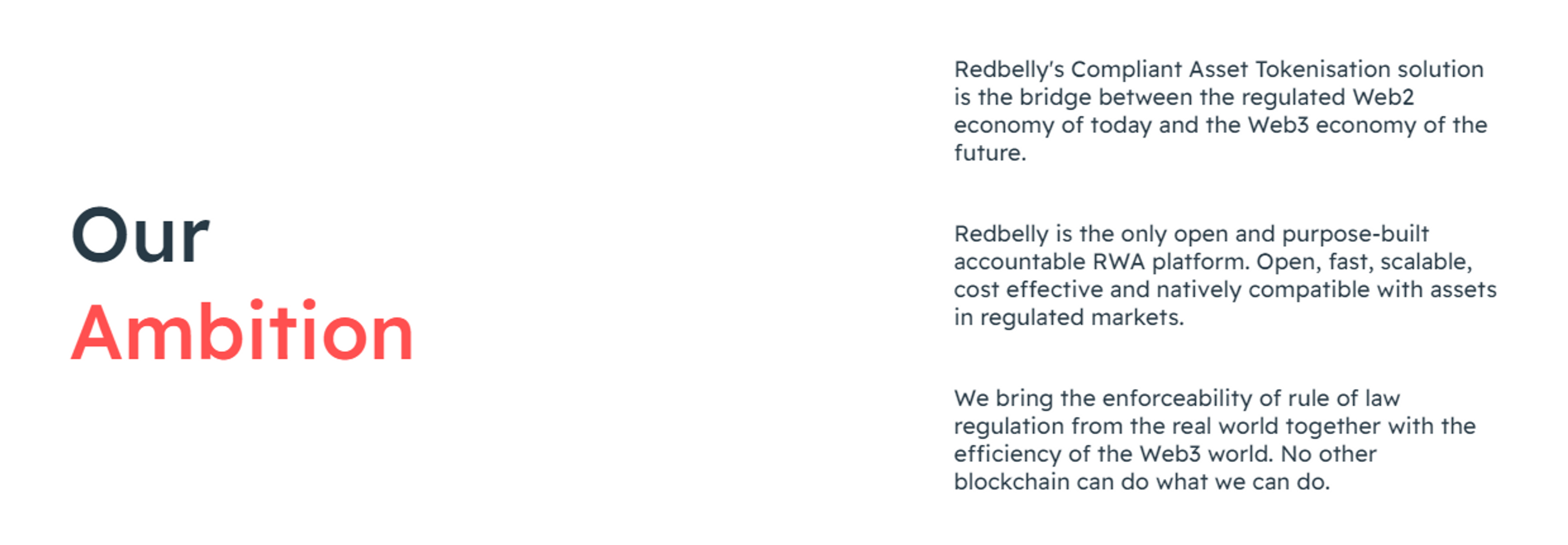 Redbelly Network's Ambition: Merging the best of Web2 and Web3