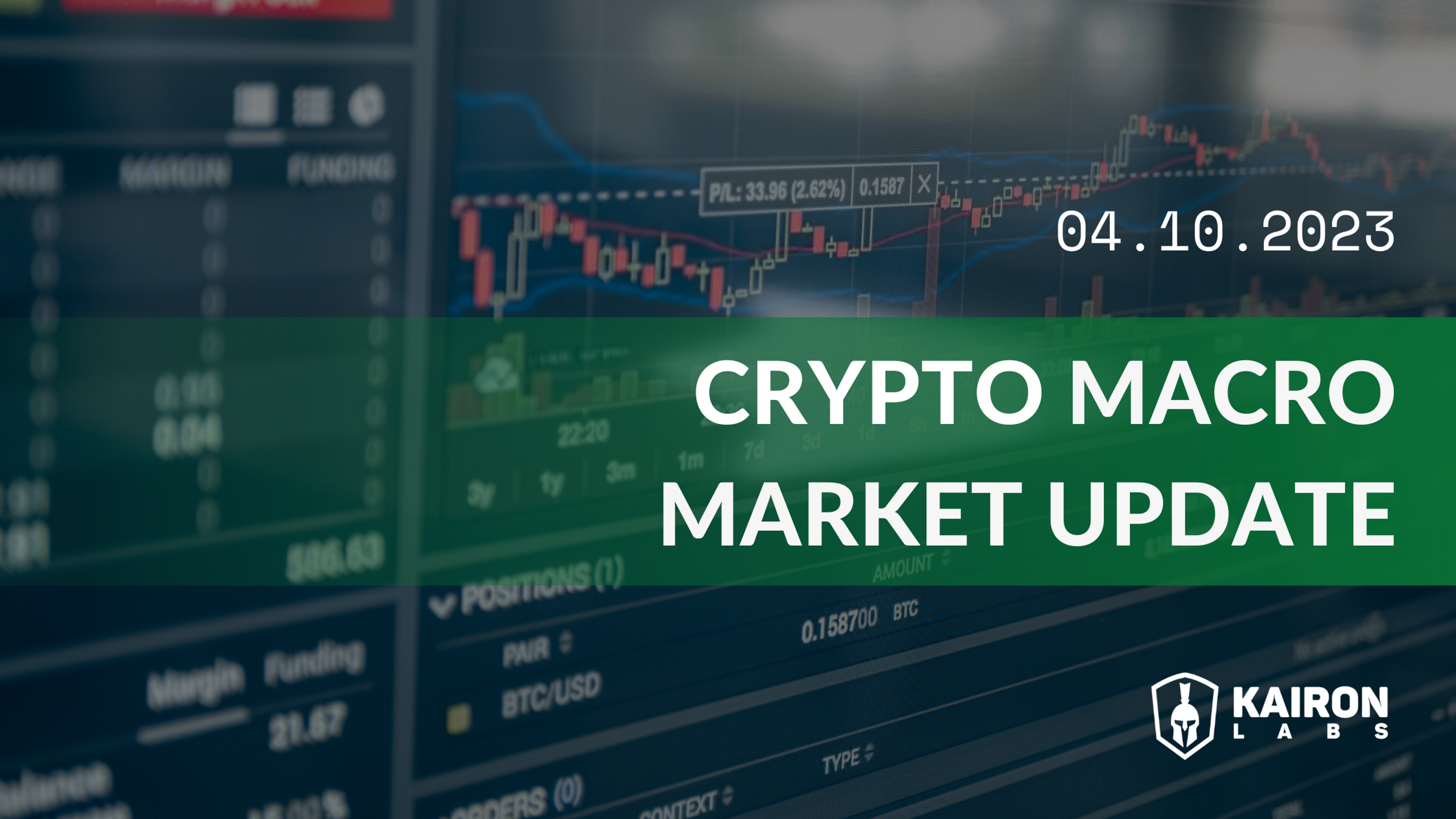Crypto Macro Market Update : April 10, 2023 | Kairon Labs - Crypto Liquidity Providers