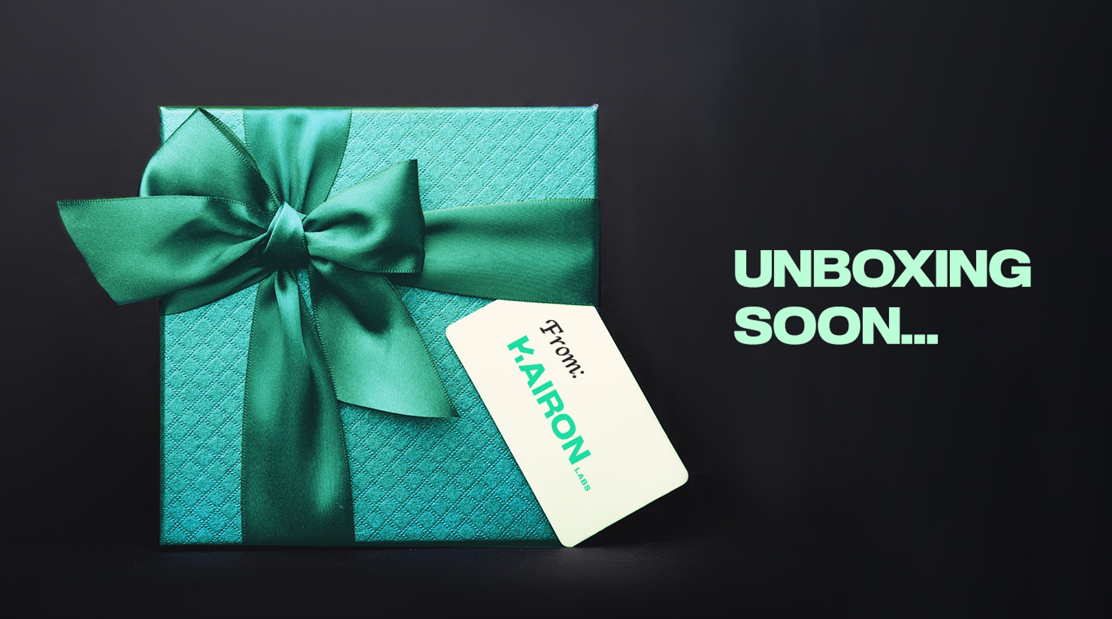 Gift box from Kairon Labs UNBOXING SOON...