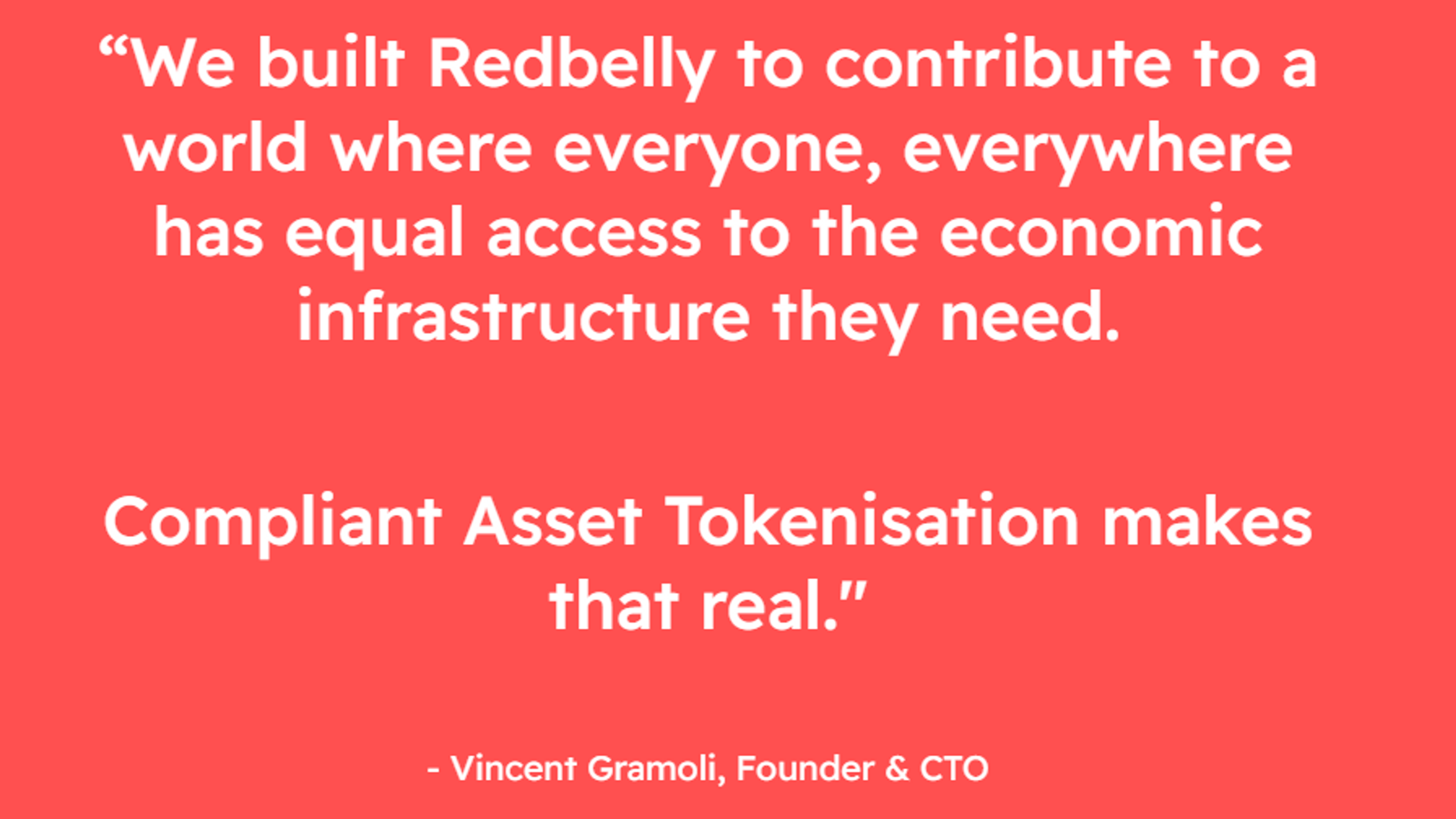 Compliant Asset Tokenisation by Redbelly Network