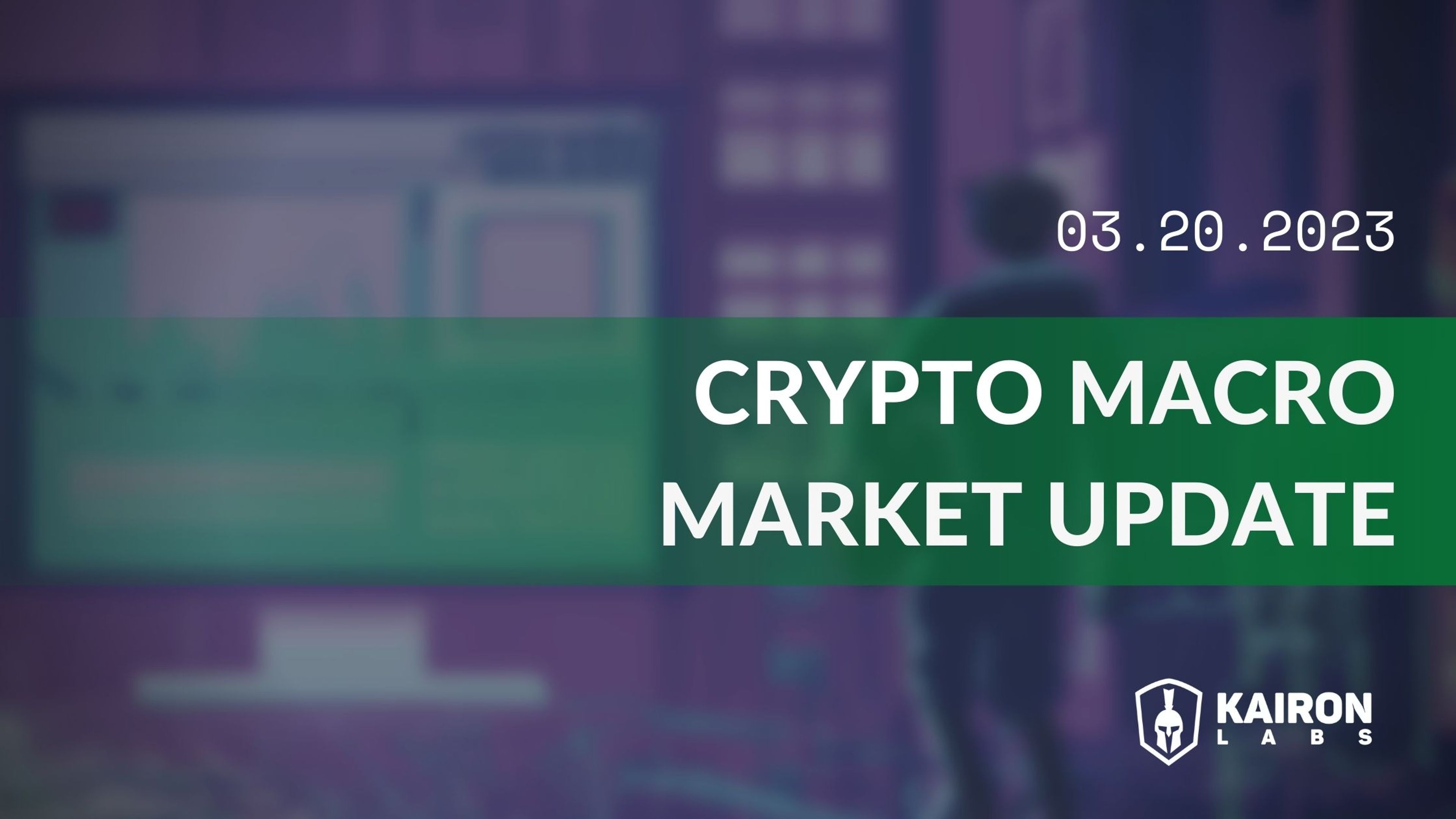 Crypto Weekly market update - March 20, 2023