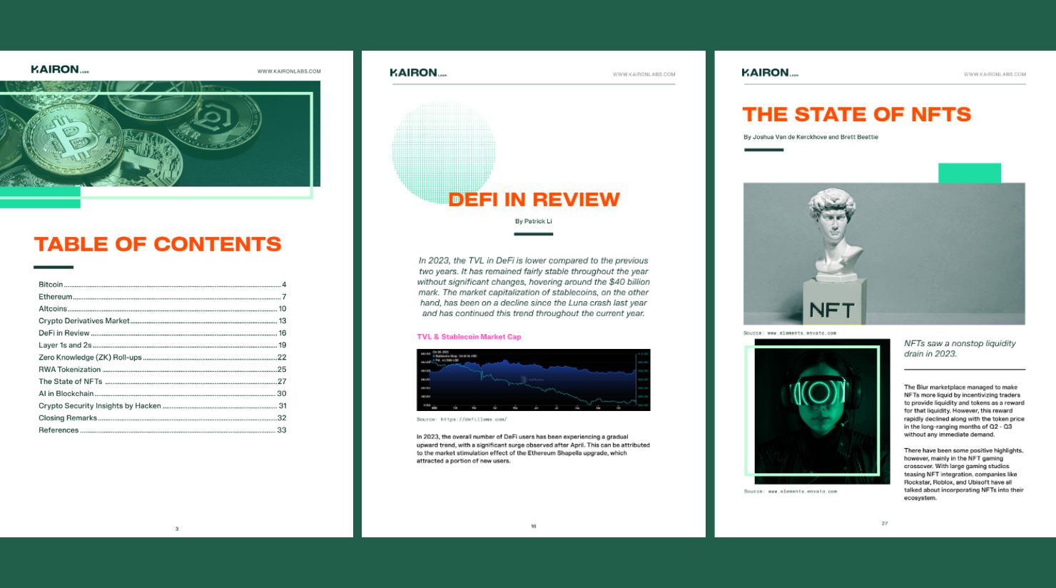crypto market review & 2024 forecast ebook snippets