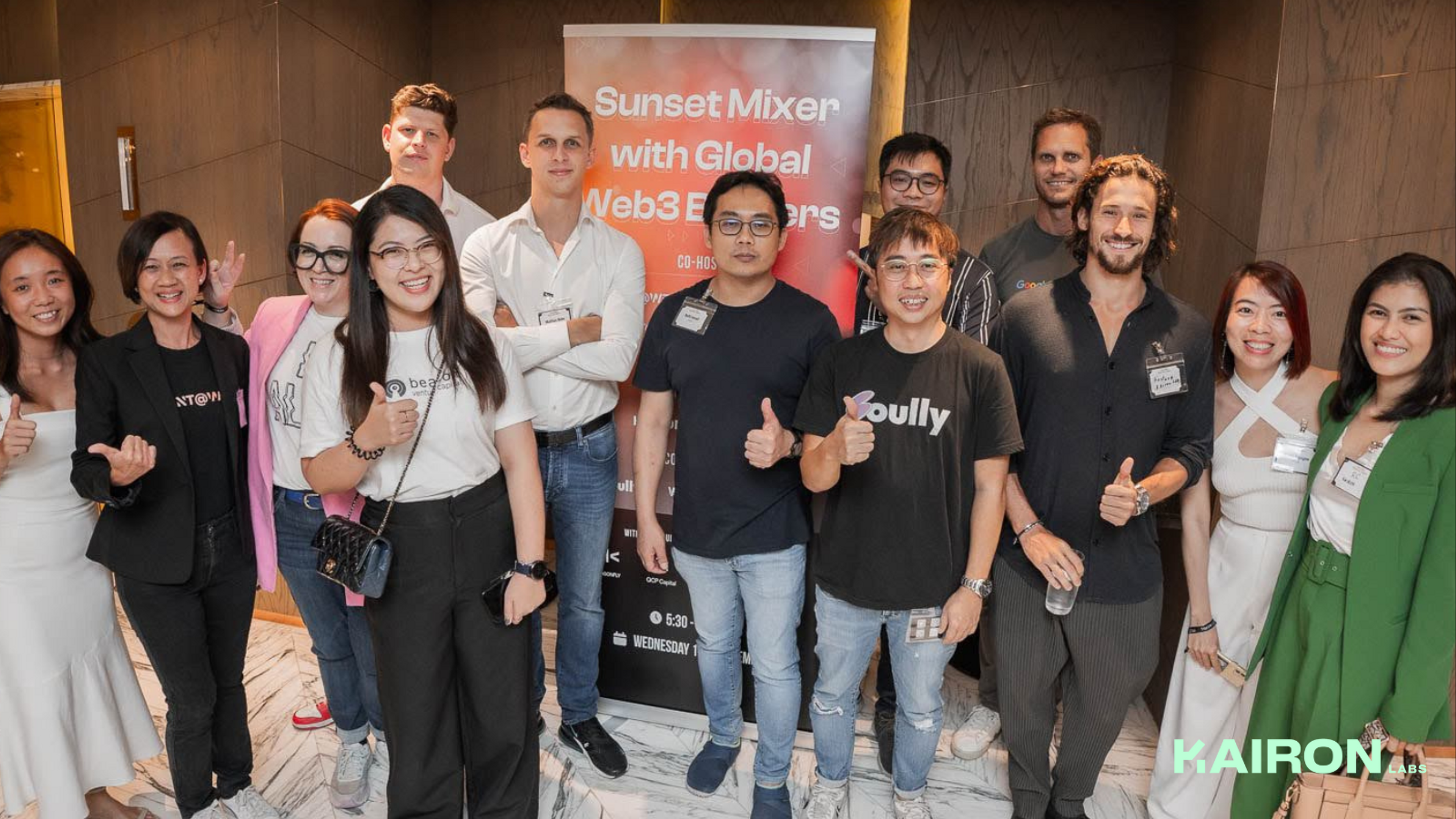 Sunset Mixer with Web 3 Builders | kairon Labs - Crypto MArket Maker