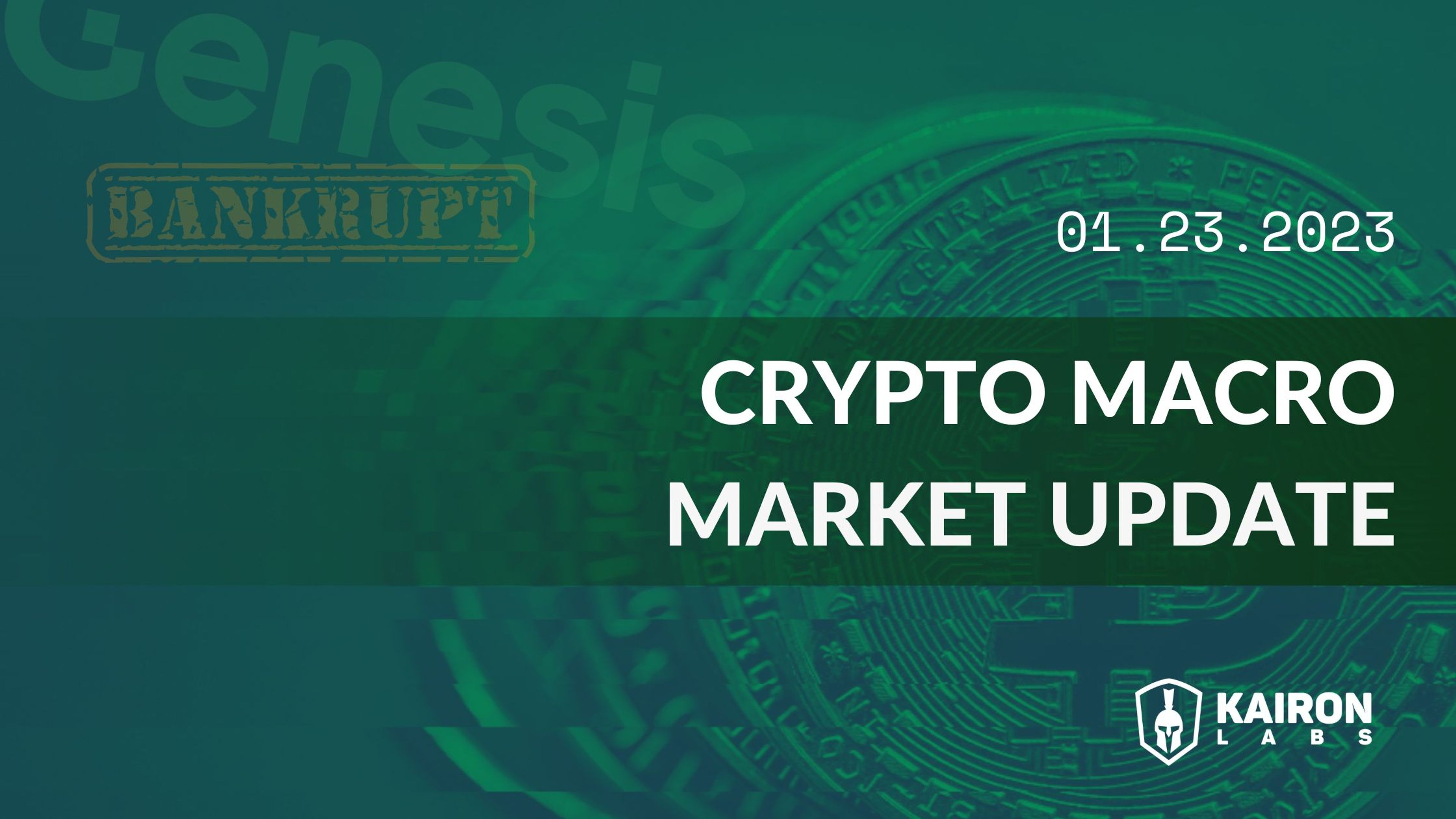 Kairon Labs - Leading Crypto Market Maker (Market Update) January 23, 2023