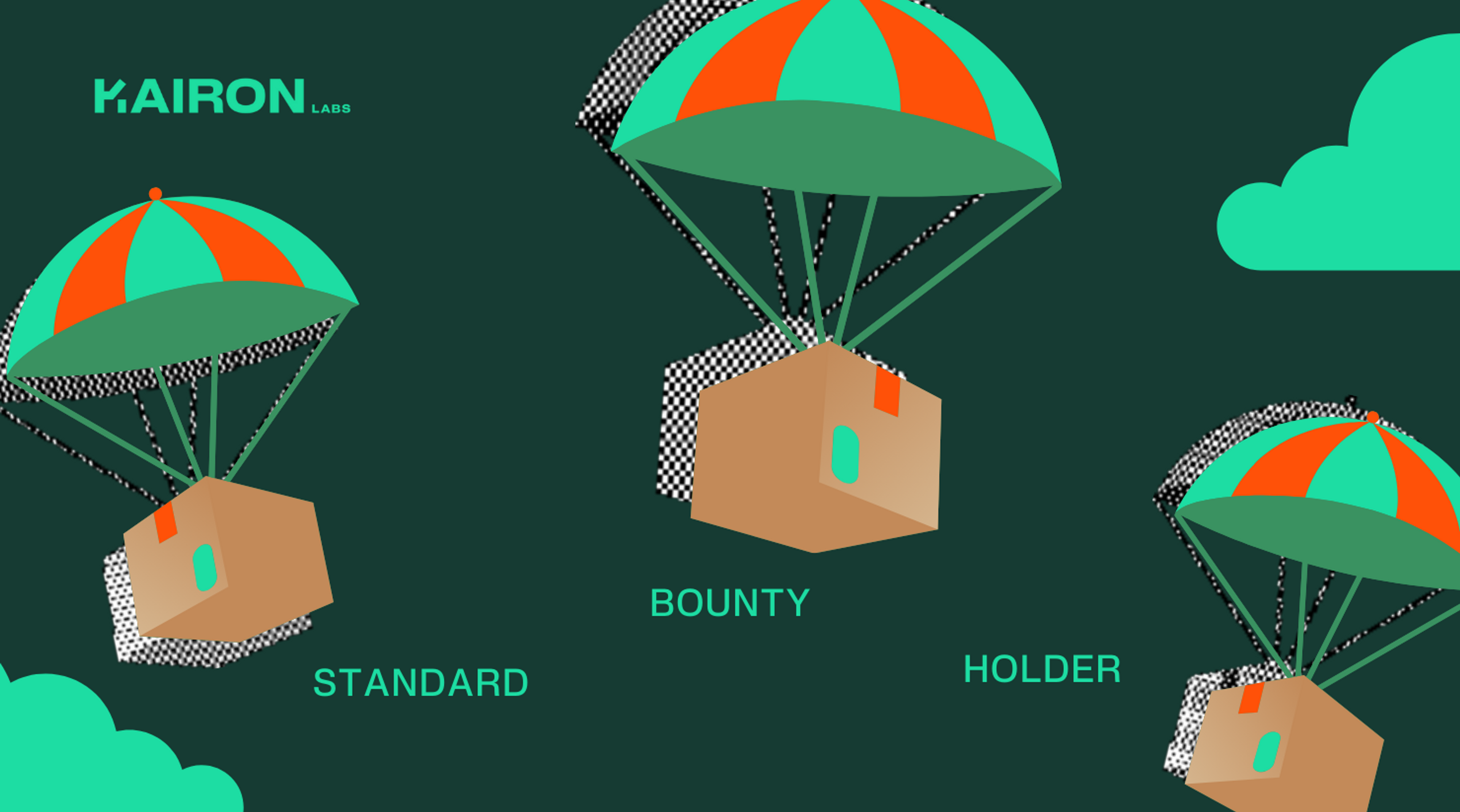 Types of Airdrops - Standard, Bounty, Holder