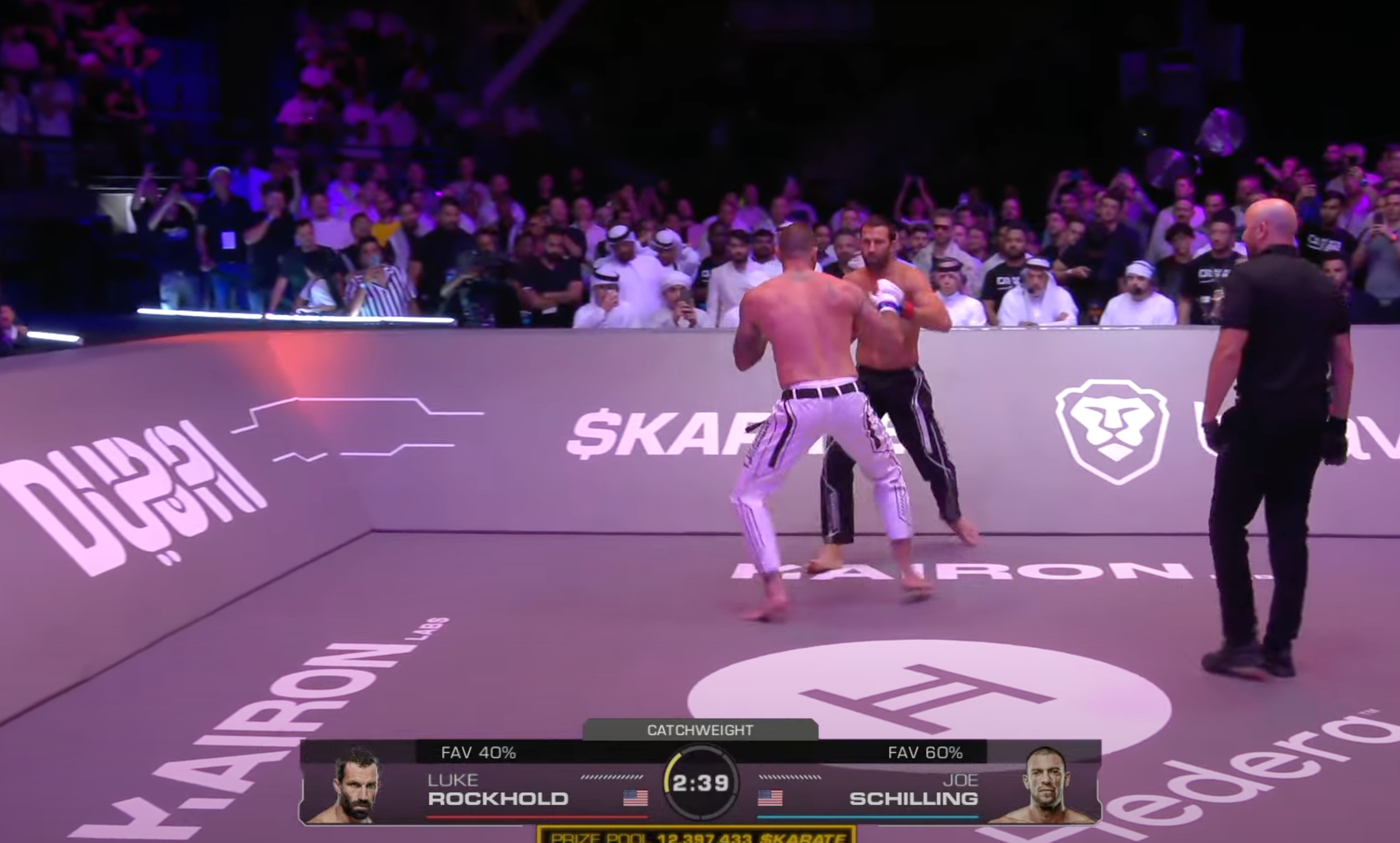 Karate Combat KC45 Sponsored by Kairon Labs Token 2049