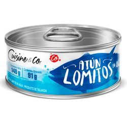 Cuisine & Co Atún Lomitos en Agua 91 g drenado, 140 g neto