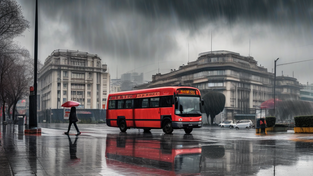 Lluvia en Santiago este miércoles: máxima de 13°C
