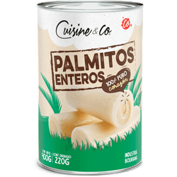 Palmitos Enteros Cuisine & Co 220 g drenado