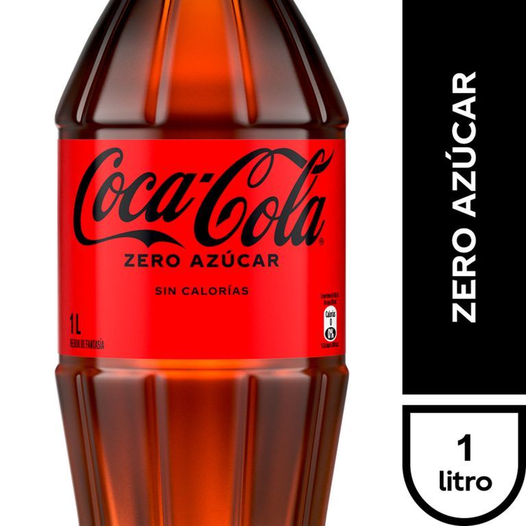 Bebida Coca Cola Zero Azúcar Desechable 1 L