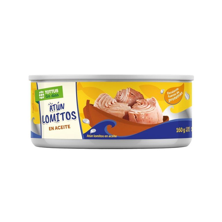 Atún Lomitos en Aceite Tottus 160 g