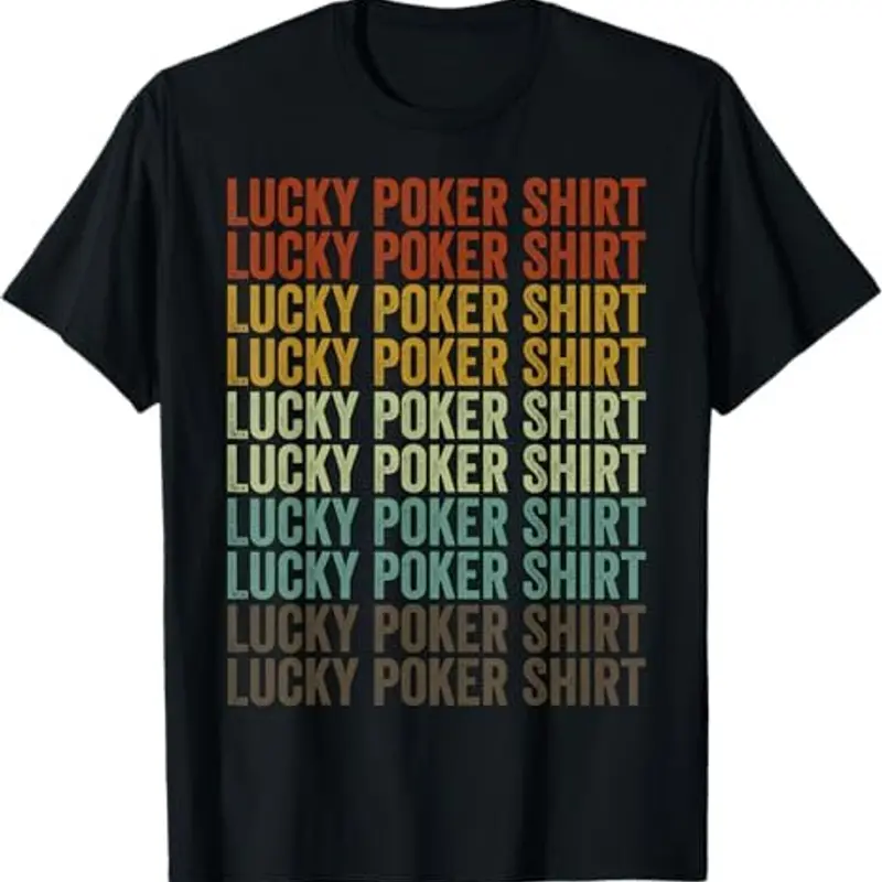 T-Shirt poker porte-bonheur