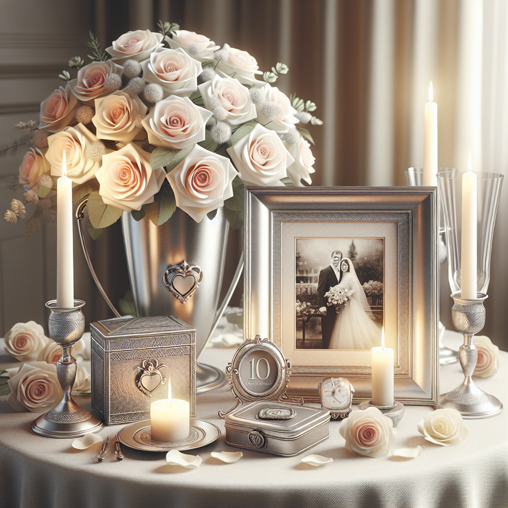 Quel cadeau offrir pour les 10 ans ans de mariage : Noces d'étain ?