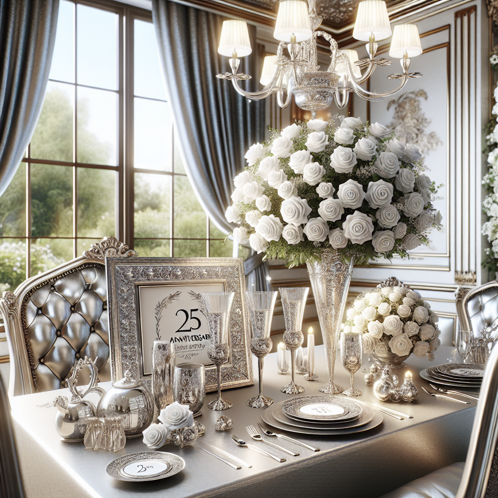 Quel cadeau offrir pour les 25 ans ans de mariage : Noces d'argent ?