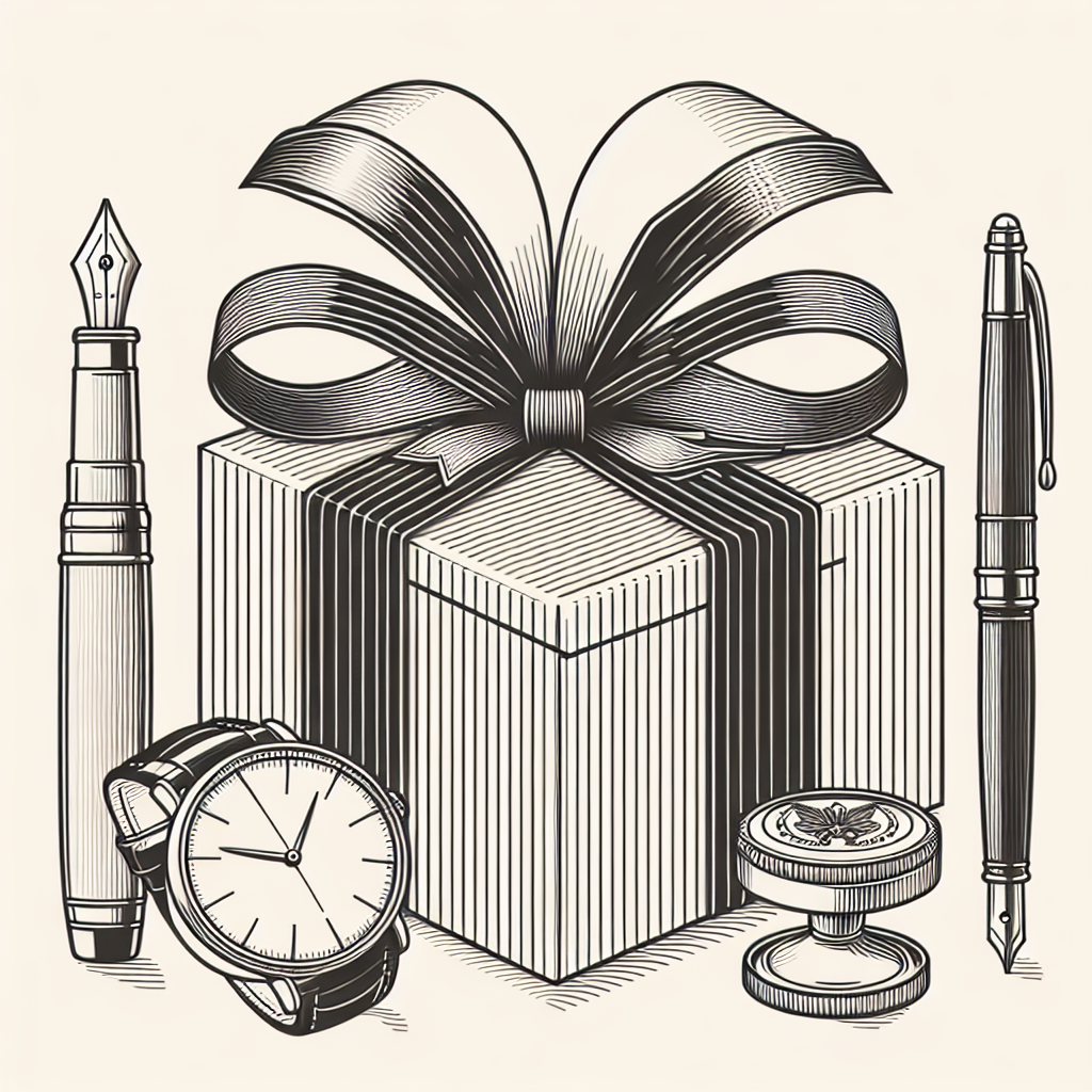 cadeau homme inoubliable - Illustration style line art