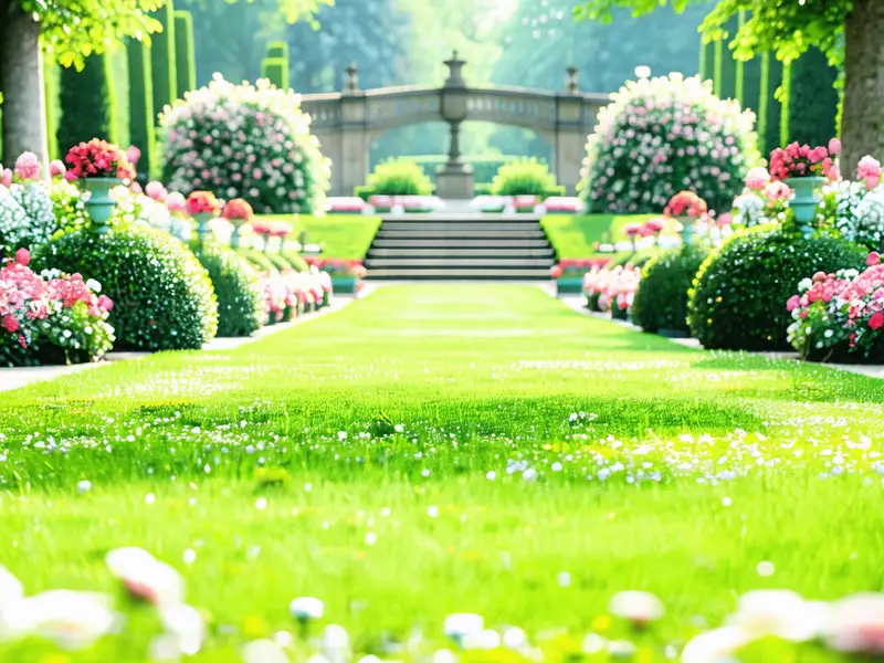 Un jardin idyllique