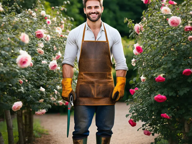 Un jardinier heureux