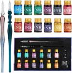 Image produit Kit calligraphie moderne avec encres colorées