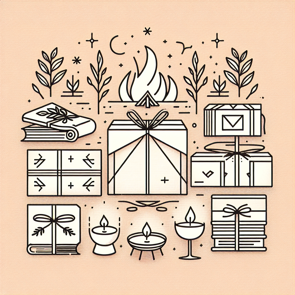 Qu'offrir pour Lag BaOmer  - Illustration style line art