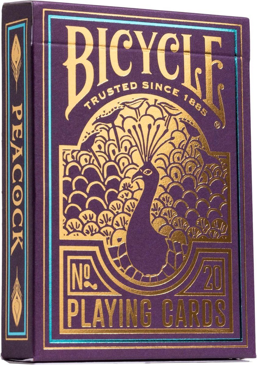 Jeu de carte Bicycle - Peacock Purple - 54 cartes