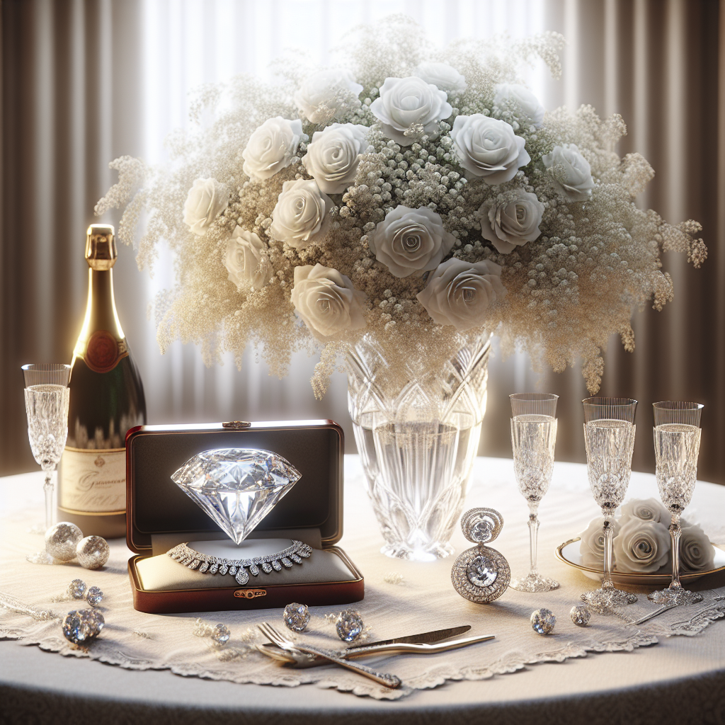 Quel cadeau offrir pour les 60 ans ans de mariage : Noces de diamant ?