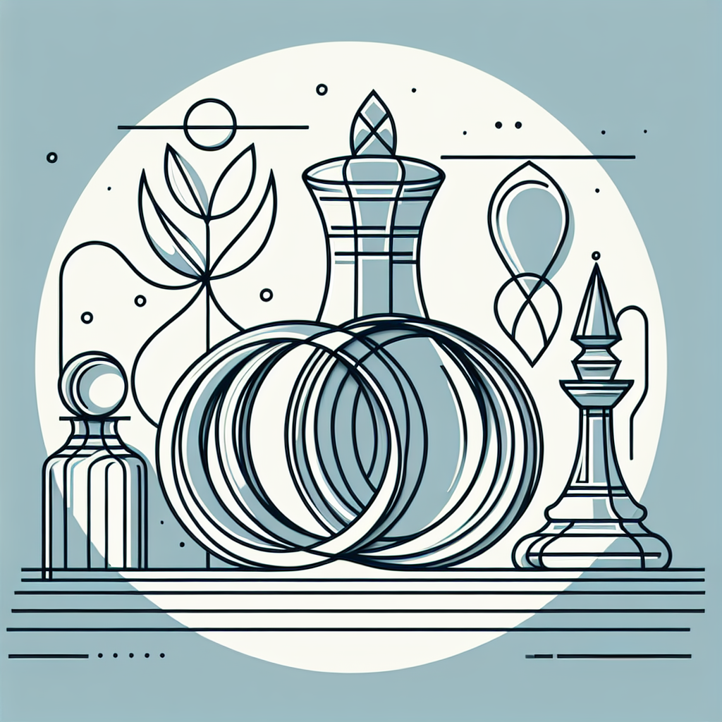 Quel cadeau offrir pour les 14 ans ans de mariage : Noces de plomb ? - Illustration style line art