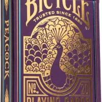 Jeu de carte Bicycle - Peacock Purple - 54 cartes