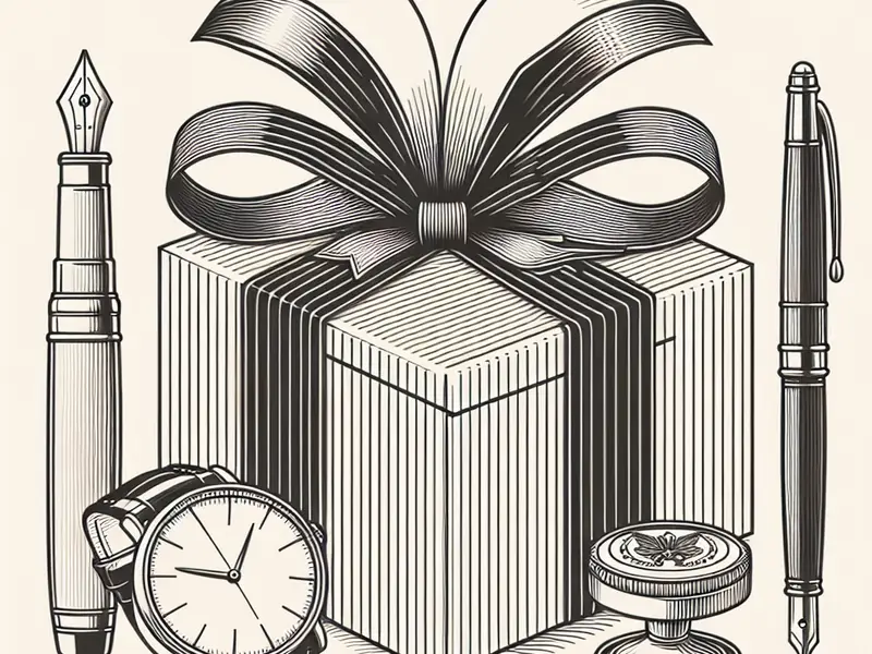 cadeau homme inoubliable - Illustration style line art