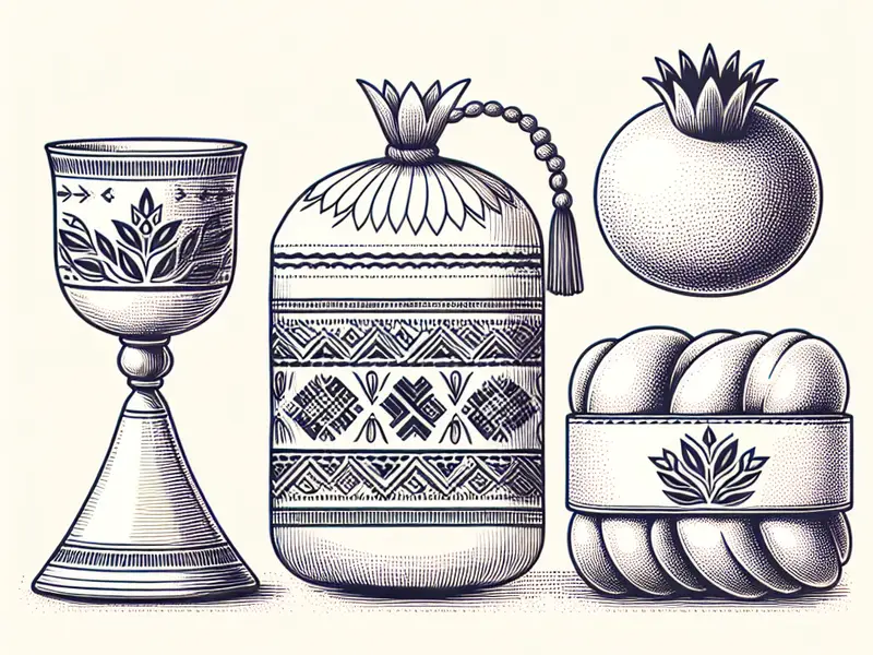 Qu'offrir pour Yom Kippour - Illustration style line art