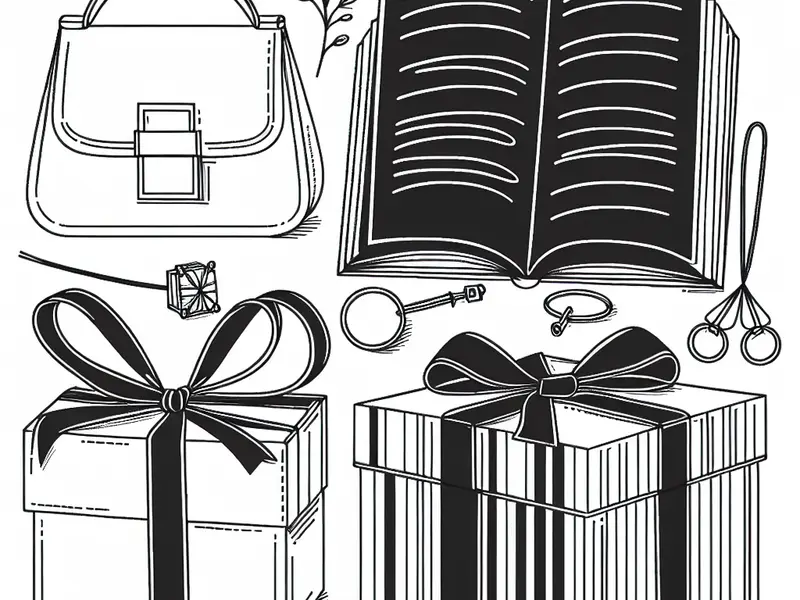 idée cadeau femme anniversaire - Illustration style line art