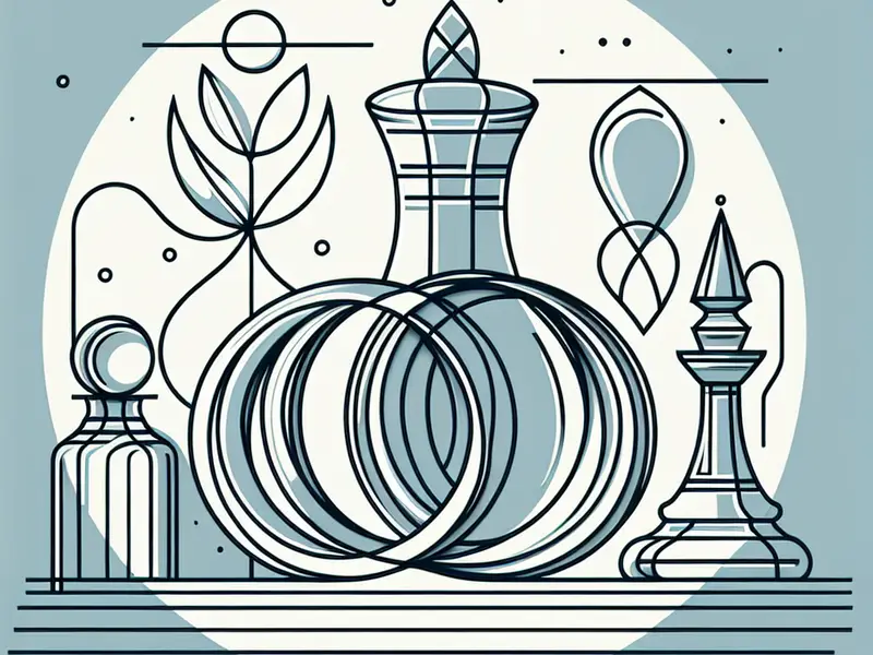 Quel cadeau offrir pour les 14 ans ans de mariage : Noces de plomb ? - Illustration style line art