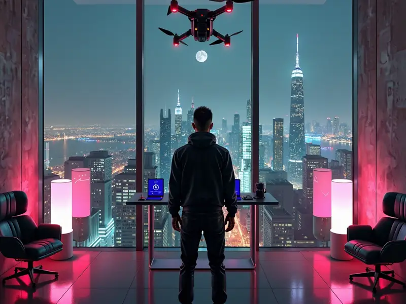 High tech boy