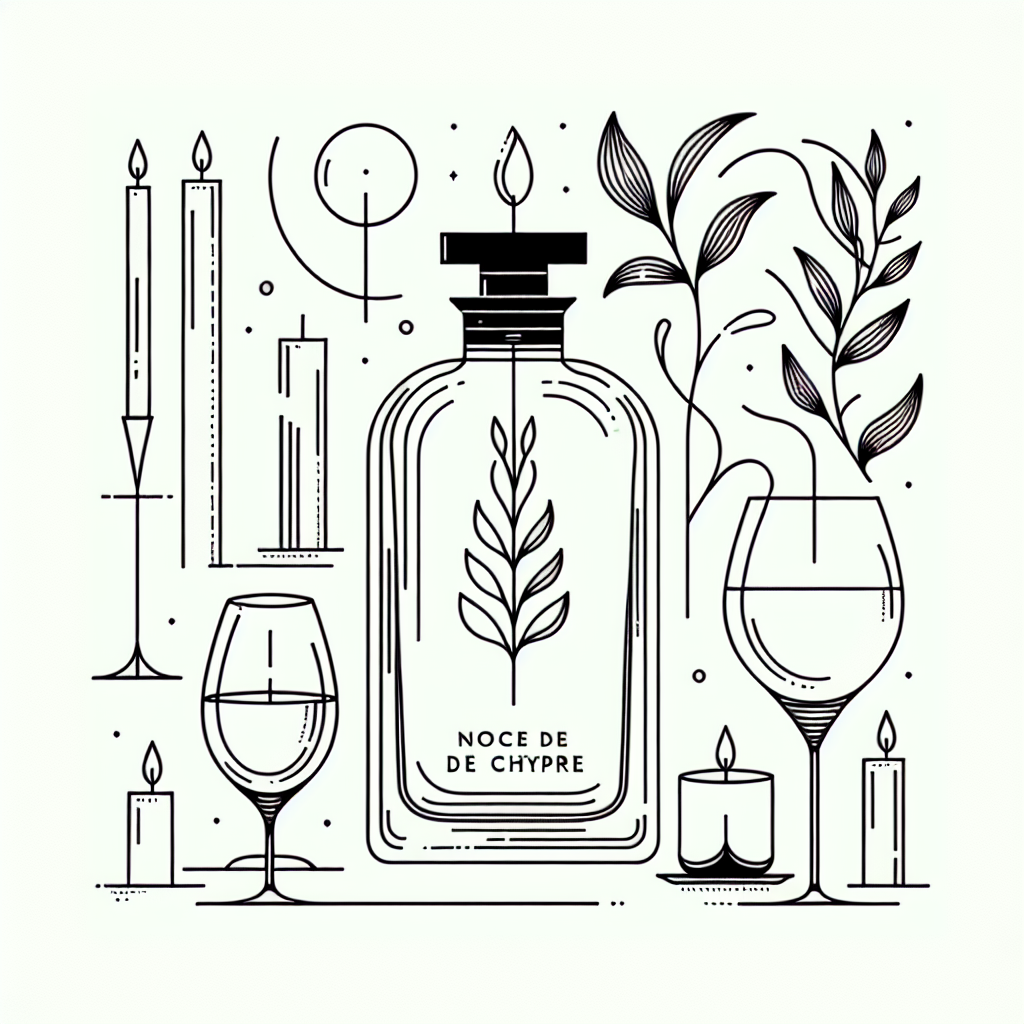 Quel cadeau offrir pour les 6 ans ans de mariage : Noces de chypre ? - Illustration style line art