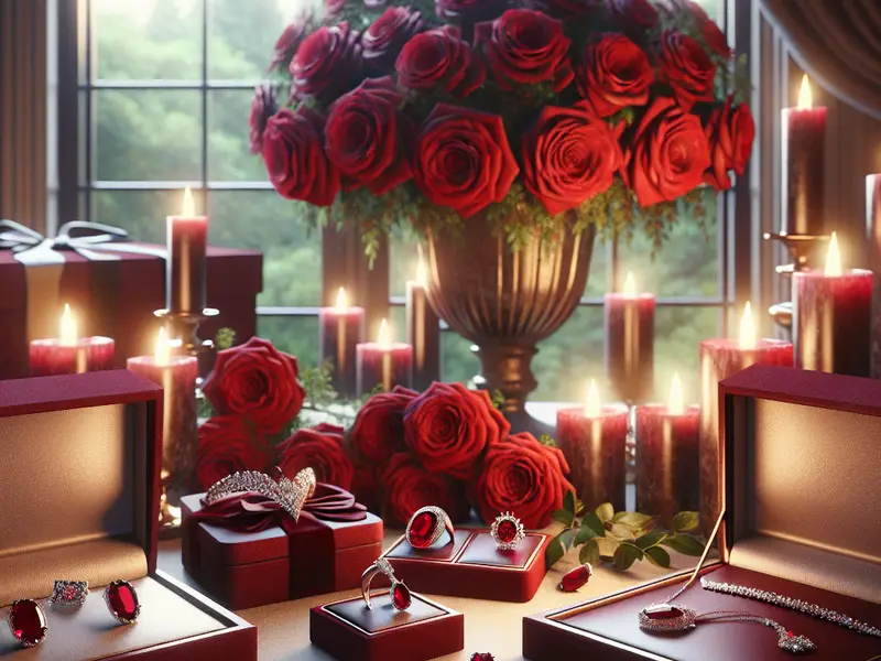 Quel cadeau offrir pour les 35 ans ans de mariage : Noces de rubis ?