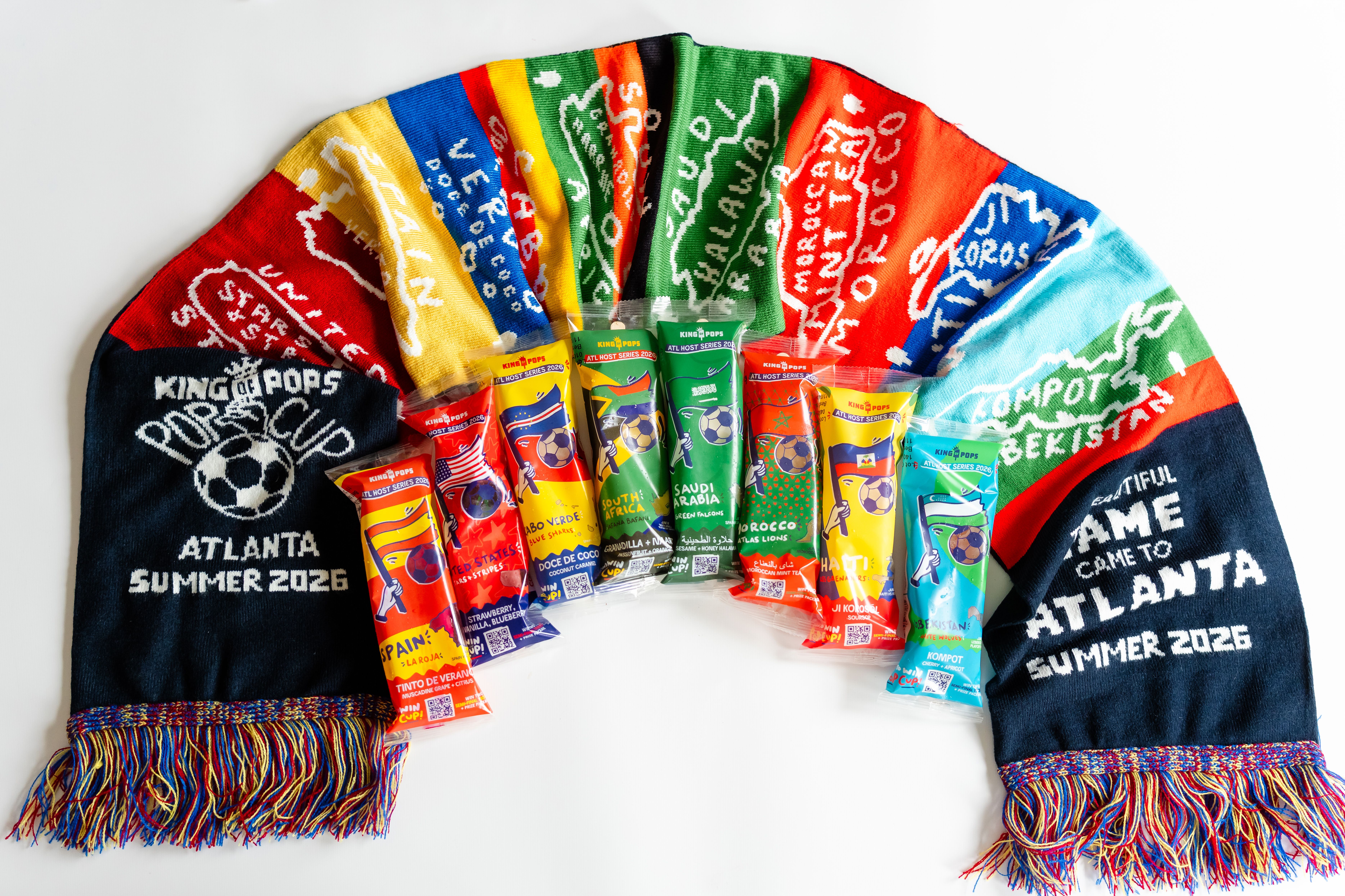 KING&POPOです King of Pops celebrates world cup coming to Atlanta | King of Pops